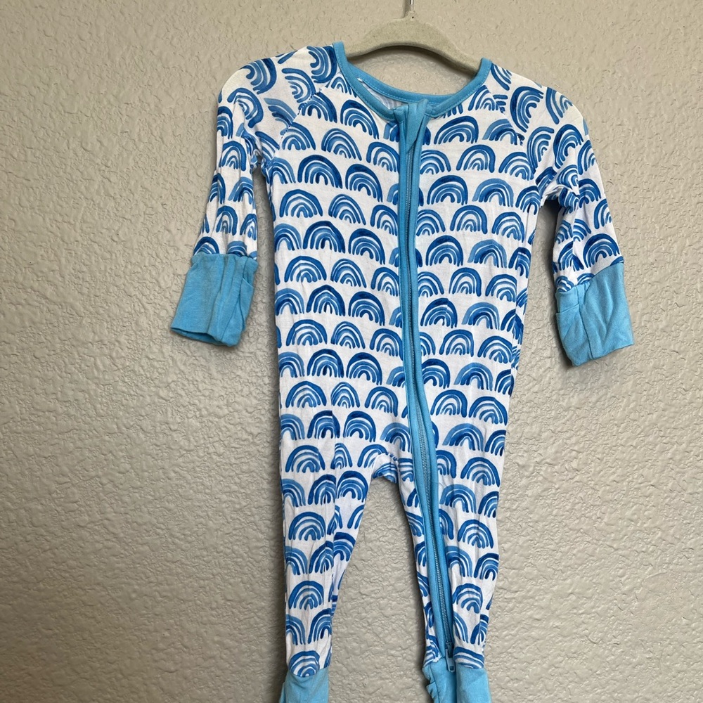 Little Sleepies Blue Rainbow - Newborn